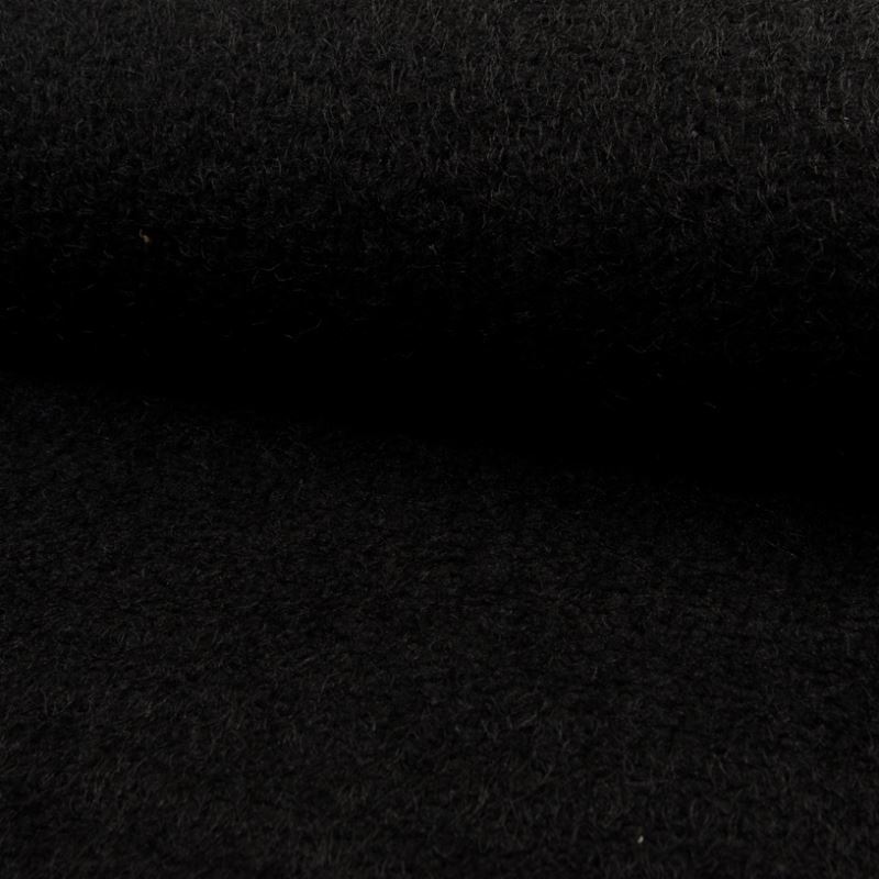 Tissu Mouton Fils Noir 