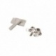 8 Boutons Pressions Sans Couture Nickel 14mm Bohin