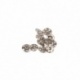 12 Boutons Pression  à Coudre Laiton Argent 9mm Bohin