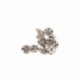 12 Boutons Pression  à Coudre Laiton Argent 11,5mm Bohin