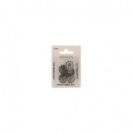 5 Canettes Plates Acier 11,80x20,30mm Bohin