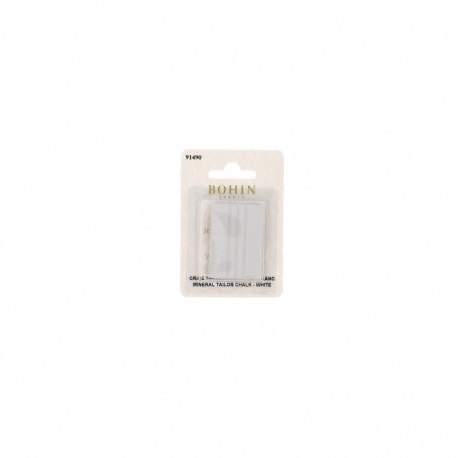 Craie Tailleur Rectangle Mineral Blanc Bohin