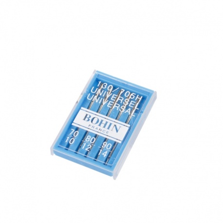 Etui 5 Aiguilles Bohin Pour Machine à Talon Plat 70-90mm 
