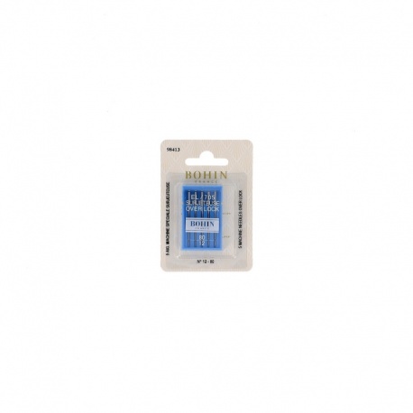 Etui 5 Aiguilles Universelles Bohin Pour Surjeteuse - 80mm 