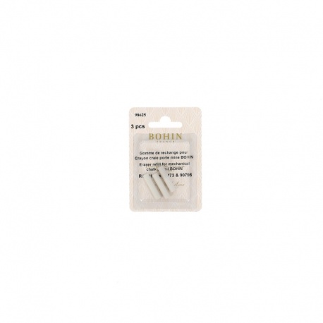 3 Recharge Gomme Pour Porte-mine 0,9mm Bohin