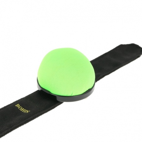 Bracelet Ajustable Porte Epingles Vert Fluo Bohin