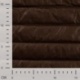 Tissu Matelassé Anorak Marron 