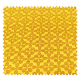 Tissu Africain Rosace Jaune