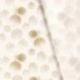Tissu Coton Imprimé Boules Noël Blanc Cassé