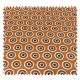 Tissu Africain Rond Orange