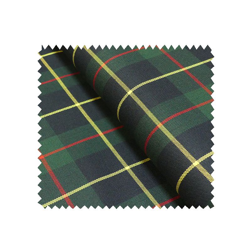 Tissu Gabardine Ecossaise Vert