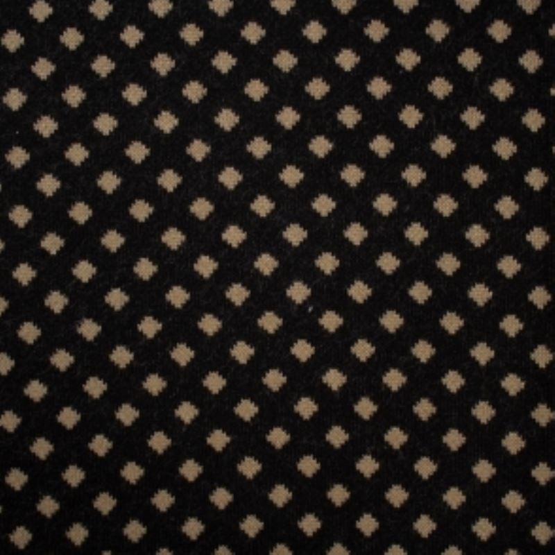 Tissu Tricot Losange Noir