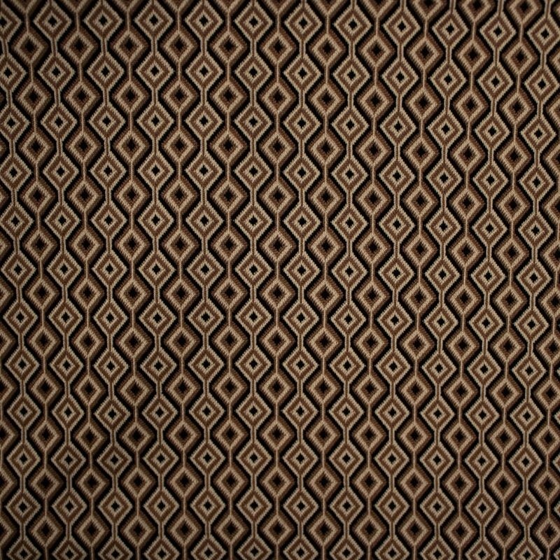 Tissu Jersey Géometrique Marron 