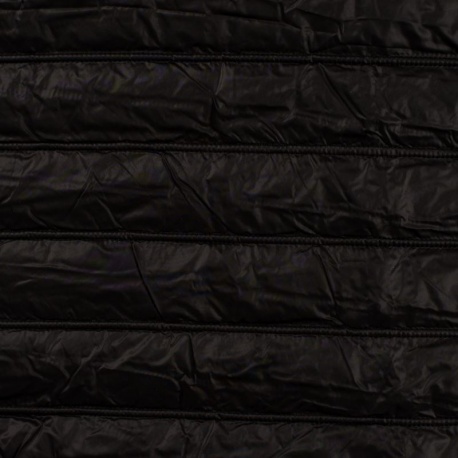 Tissu Matelassé Anorak Noir