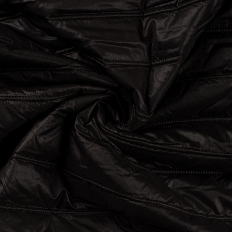 Parka Zara Femme Doublé Fourrure - Capuche Matelassée, Noir Et Blanc - Taille M Neuf Avec étiquette