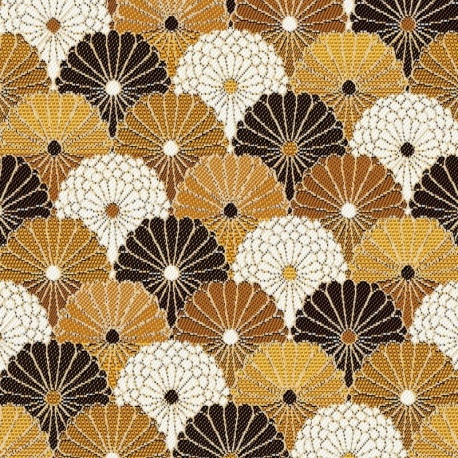 Tissu Suzuki Jacquard Gold