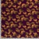 Tissu Crepe Imprime Violet Feuilles