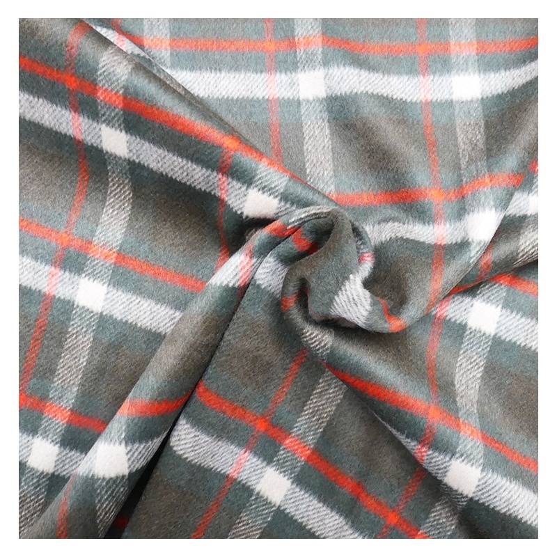 Tissu D'ameublement Georges Moutet - Carreau Tartan Vert - 5 Mètres