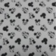 Tissu Mickey & Minnie Imprime Blanc