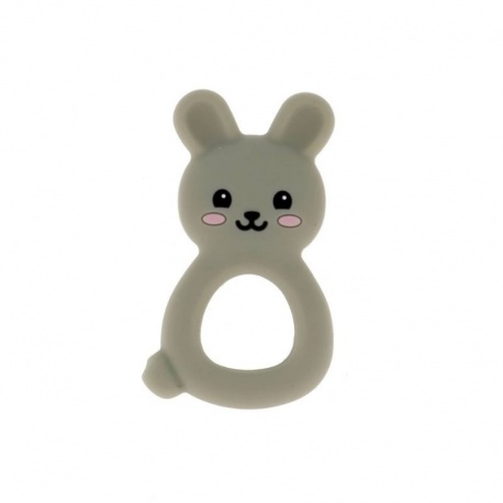 Anneau de Dentition Lapin Gris 11cm 