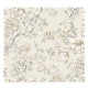 Tissu Bachette Jouy Coton Beige