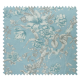 Tissu Bachette Jouy Coton Bleu