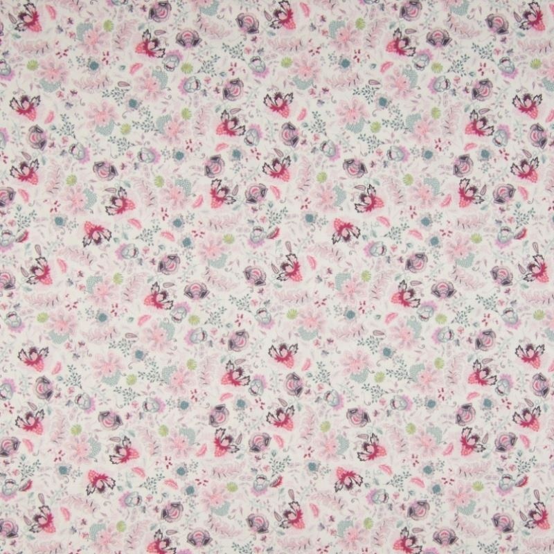 Tissu Popeline Sarah Shelby Rose 