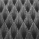 Tissu Imprimé Plumette Noir 