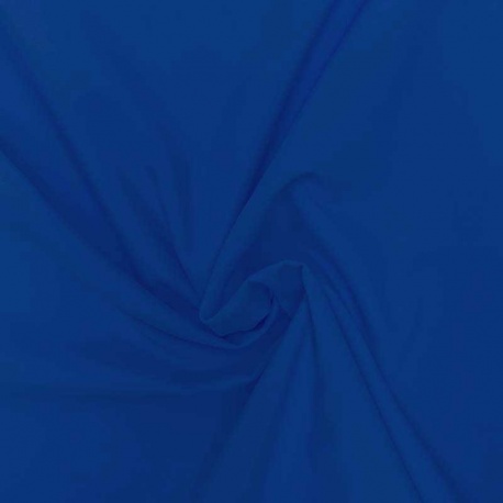 Tissu Popeline Uni Bleu Royal 