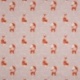 Tissu Jersey Coton Imprimé Fox Baby Rose