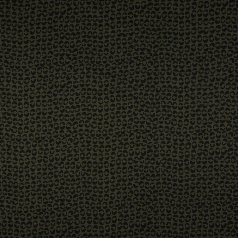 Tissu Viscose Twill Imprimé Point Kaki 