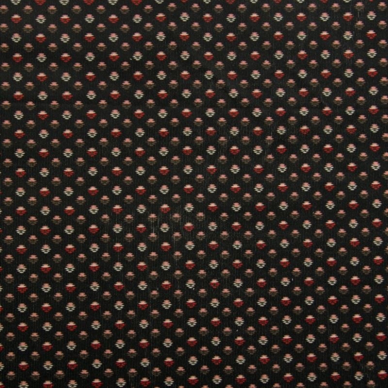 Tissu Miroglio Point Fond Noir 