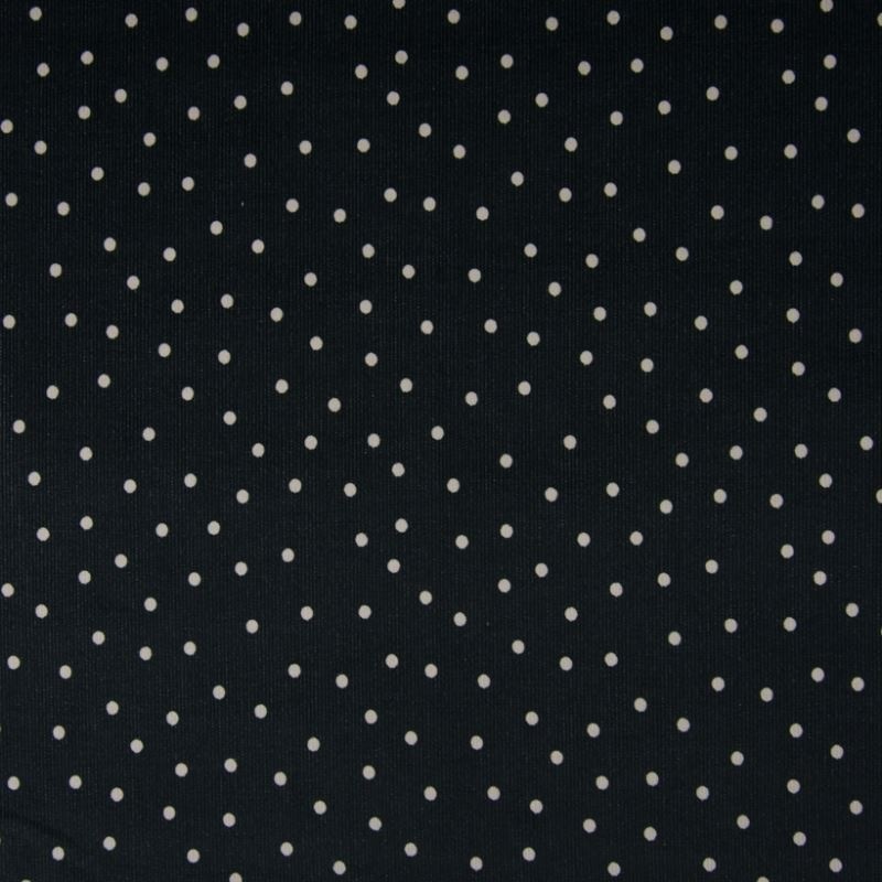 Tissu Miroglio Point Fond Noir 