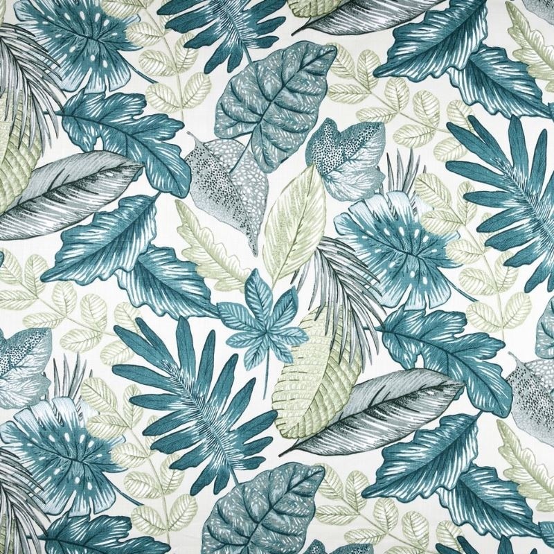 Tissu Cretonne Farafa Bleu 