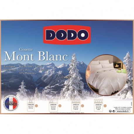 Couette DODO Mont Blanc Naturel 