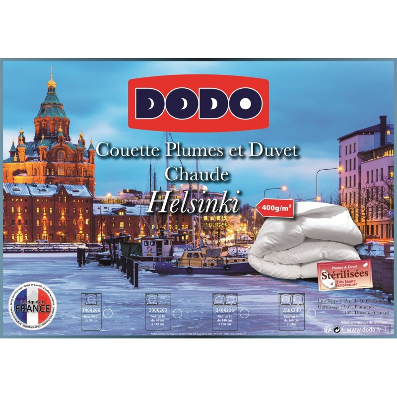 Couette Chaude DODO Helsinki - Tissus des Ursules