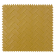 Tissu Simili Panier Jaune