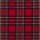 Tissu Tartan Ecossais Rouge 