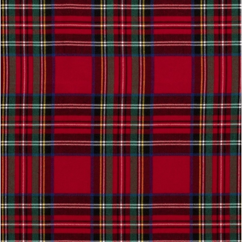 Tissu Tartan Ecossais Rouge 