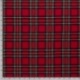 Tissu Tartan Ecossais Rouge 