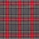 Tissu Tartan Ecossais Gris Moyen 