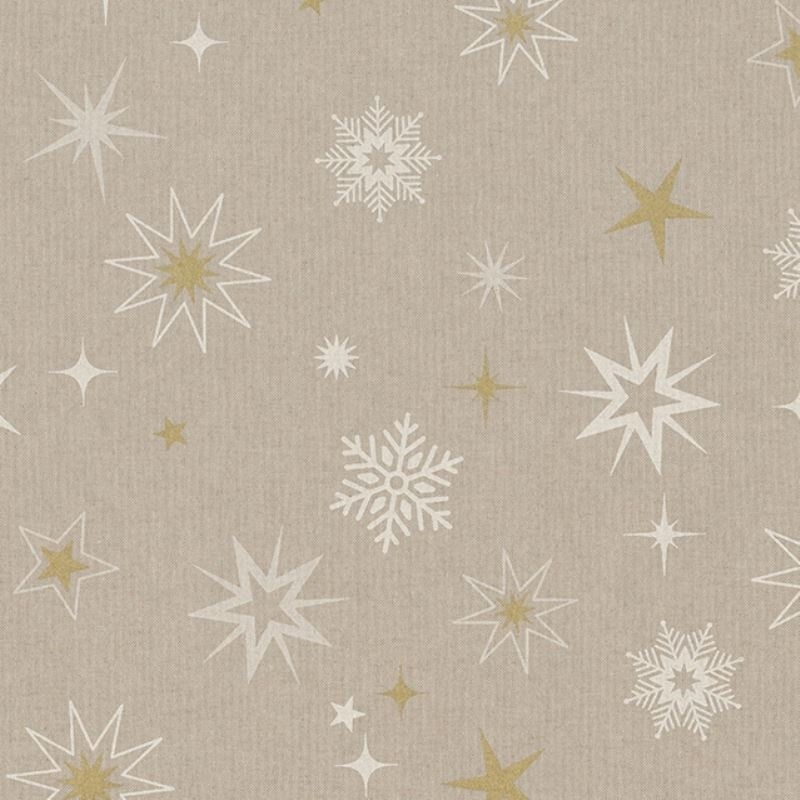 Tissu Demi Panama Magic Star Fond Lin 