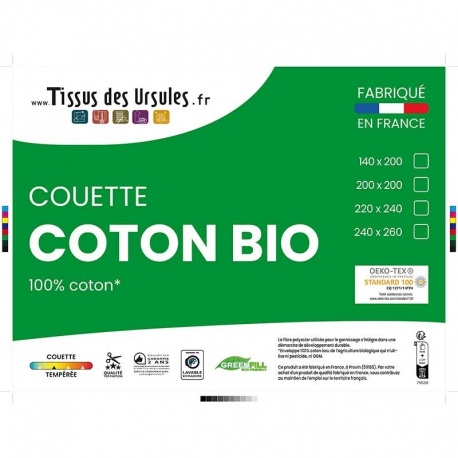 Couette Coton Bio 