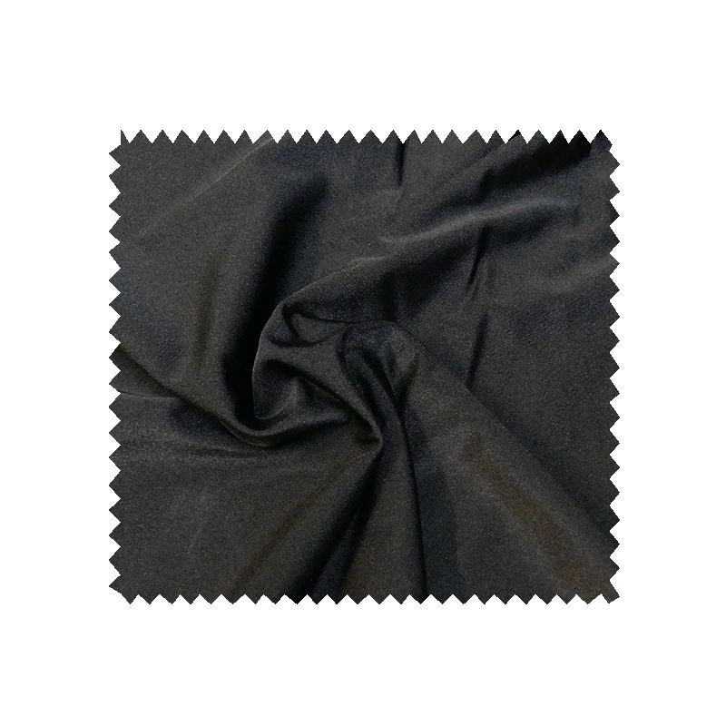 Tissu Charlie Extensible Uni Noir