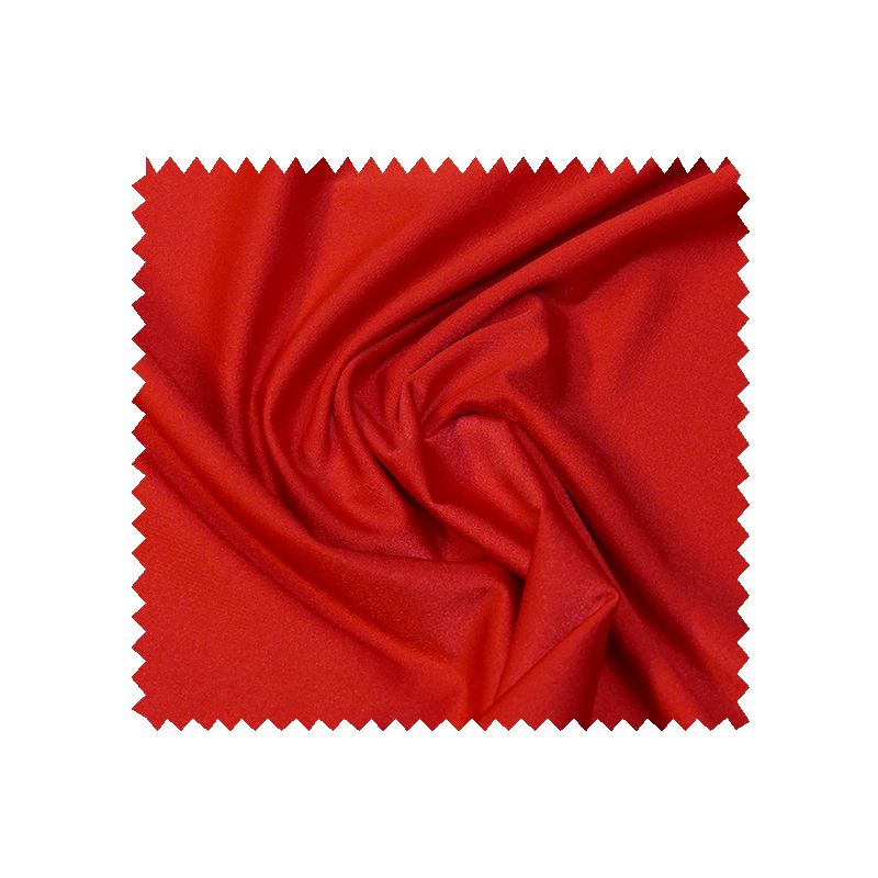 Tissu Charlie Extensible Uni Rouge