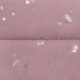 Tissu Matelassé Rose Foil 