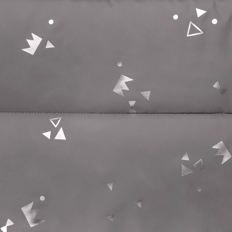 Tissu Matelassé Gris Foil