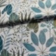 Tissu Jacquard Milano Bleu Paon