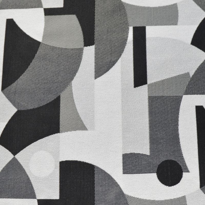 Tissu Jacquard Curvy Gris