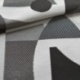 Tissu Jacquard Curvy Gris